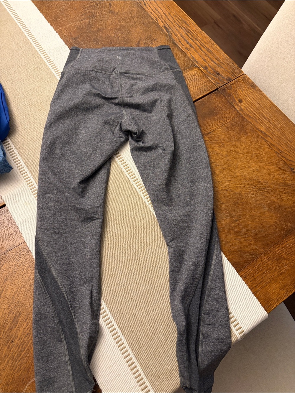 lululemon Gray Seam-Detail Active Leggings